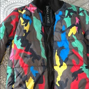 Kendall + Kylie Camo Puffer Jacket